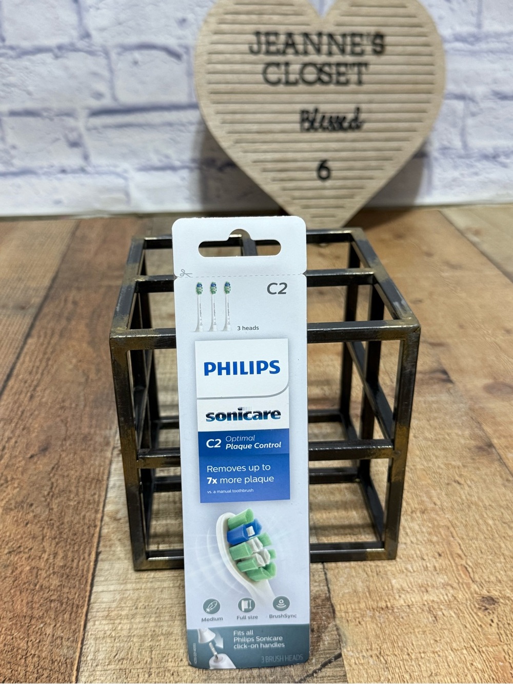 Philips Sonicare C2 Optimal Plaque Control Replacement Brush Heads, 3.0 ea.